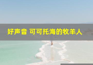 好声音 可可托海的牧羊人